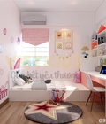 Hình ảnh: Phòng ngủ bé gái màu hồng phần - PNG.061