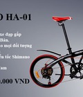 Xe đạp gấp cho học sinh Xe đạp gấp Nhật Bản Hachiko ha 01