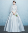 Hình ảnh: Bán áo cưới cổ điển, váy cưới kín đáo cho lễ cưới, váy cưới mùa đông gữi ấm