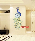 Hình ảnh: Đồng hồ chim công DHS386