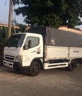 Hình ảnh: Xe tải Fuso Canter 6.5 tải trọng 3.4 tấn thùng mui bạt giá lăn bánh tại Sài gòn