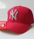 Hình ảnh: New Nón lưỡi trai lưới thời trang logo NY Đỏ