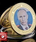 Hình ảnh: Đồng xu lưu niệm tổng thống Nga Vladimir Putin