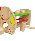 Hình ảnh: Đồng hồ gỗ tròn tháo ráp được loại to cho bé học số, học giờ