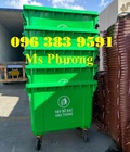 Hình ảnh: Bán thùng rác 660 lít giá rẻ toàn quốc. Lh Ms Phương 0963839591