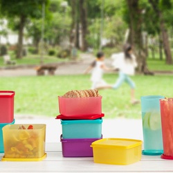 Bộ hộp bảo quản thực phẩm SMALL SQUARE ROUND Tupperware