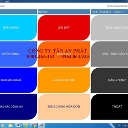 Phần mềm pos tính tiền quán cafe