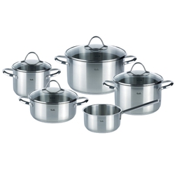 Bộ nồi 5 chiếc Fissler Korfu Germany đun được trên bếp từ