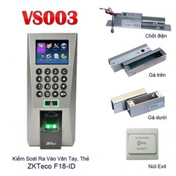 thiết bị chấm công, kiểm soát ra vào  vs003-F18ID