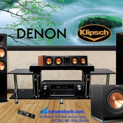 Dàn âm thanh 5.1 Loa Klipsch 260F và Amply Denon X2500H giá rẻ, tiếng hay, thiết kế đẹp