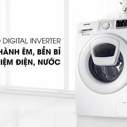 máy giặt samsung addwash inverter 8 kg ww80k52e0ww/sv , hàng mẫu trưng bày tại siêu thị mới 100% fullbox bh chính hãng