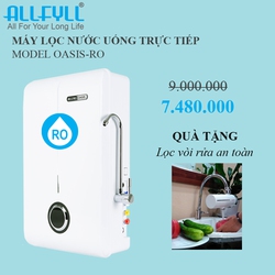 Máy lọc nước uống trực tiếp RO hiệu Allfyll Thái Lan model Oasis-RO