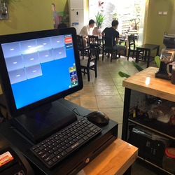 Máy tính tiền pos cảm ứng đời mới giá rẻ cho Quán Cafe bán tại Hà Nội