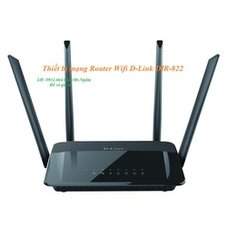 Thiết bị mạng Router Wifi D Link DIR 822