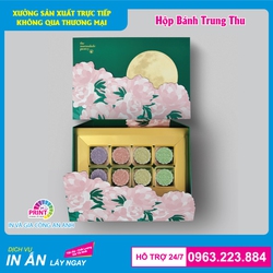 Hộp đựng bánh trung thu cao cấp - In vỏ hộp bánh trung thu kinh đô