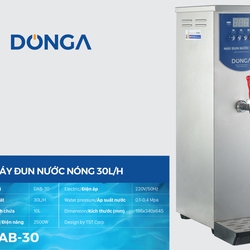 Máy đun nước nóng tự động DONGA 30/h dành cho các quán cafe, trà chanh