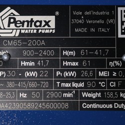 Máy bơm trục ngang Pentax series CM