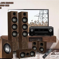 Bộ 5.1 Amply Denon X2600H Loa Jamo S809 HCS, Sub Jamo S810