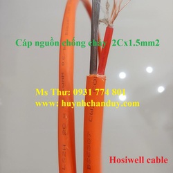 Cáp nguồn chống cháy 2C x 1.5mm2