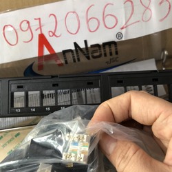 Thanh đấu nối patch panel 24 cổng cat6 UTP,1U mã 760237040 9 1375055 2