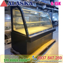 Tủ mát trưng bày bánh kem Alaska 1.5m G 15K
