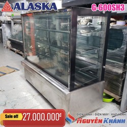 Tủ bánh kem kính vuông Alaska G 600SH3
