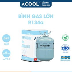 gas lạnh điều hòa máy lạnh tủ lạnh Gas lạnh ACOOL R134a bình 13,6 Kg