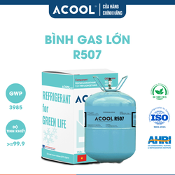 gas lạnh kho lạnh Gas lạnh ACOOL R507 bình 11,3 kg