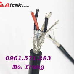 Cáp truyền thông vặn xoắn RS485 2x2x0.5 altek kabel