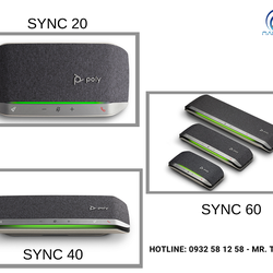 Dòng sản phẩm loa họp trực tuyến Poly Sync Series