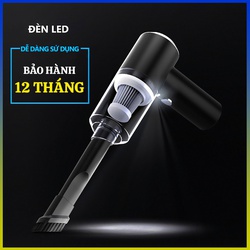 Máy Hút Bụi Cầm Tay Không Dây MINI Hút Bụi Ô Tô Và Các Góc - 120W, SẠC USB BẢO HÀNH 1:1