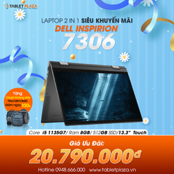 Laptop 2 in 1 DELL gập xoay 360 ấn tương