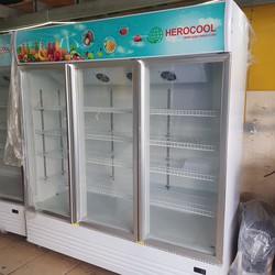 tủ mát 3 cửa hiệu herocool 1500L mới nguyên kiện