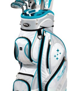 Gậy đánh Golf nữ Tour Edge Women s 2014 Lady Edge Golf Full Set, Ladies Flex, Right Hand, Graphite, Teal, 1 Inch