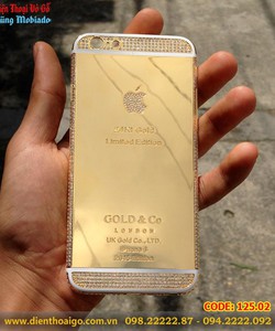 Mạ vàng, Iphone 6 đính kim cương cực đẹp, giá sĩ