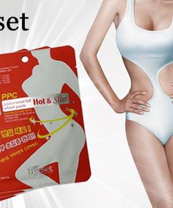 Miếng đắp giảm mỡ bụng PPC abdominal fat Hot Slim sheet pack Hàng xách tay Hàn Quốc