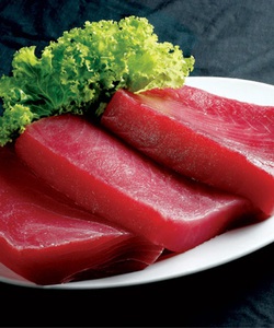 Cá ngừ đại dương phi lê, cá ngừ đại dương Saku xông CO, cá ngừ cắt loin, bao tử, trứng cá ngừ đại dương,tuna loin giá rẻ