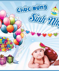 In bạt sinh nhật cho bé, in bạt cưới hỏi