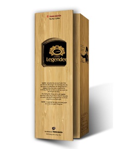Cà phê cao cấp Legendee 225 gam hộp gỗ: Địa chỉ bán cà phê chồn Legendee Trung Nguyên