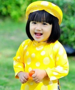 Bán buôn bán lẻ áo dài trẻ em gấm thái tuấn chất liệu đẹp, giá rẻ tại Hà Nội