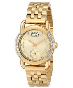 Đồng hồ nữ ESQ Movado Women s 07101465 ESQ Classica Analog Display Swiss Quartz Gold Watch