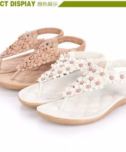 Sandal xỏ ngón nữ thời trang, hình hoa nữ tính phong cách Hàn Quốc