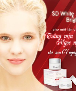 SD White and Bright điều trị tàn nhan, đóm nâu, tươi sáng da