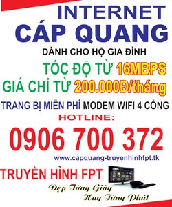 Lắp đặt Interner Truyền hình Fpt