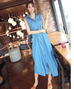 Đầm Denim thời trang thanh lịch