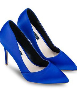 Giày cao gót Girlie 10cm màu xanh dương