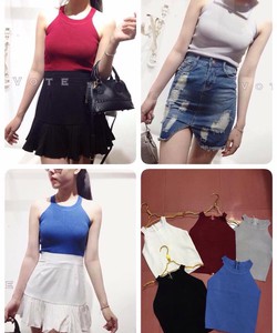 Len yếm dáng croptop