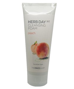 Sữa rửa mặt Herb Day 365 TheFaceShop đào