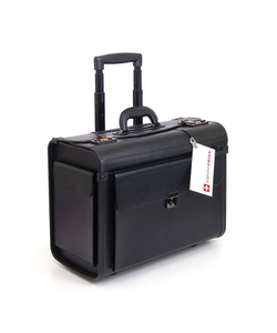 Va li kéo đẩy Alpine Swiss AS5518 Rolling Briefcase 19 Black