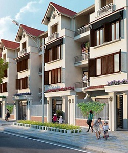 Mặt bằng nhà Liền kề Green Bay Village Hạ Long